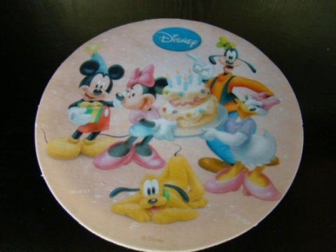 Dysk,krążek waflowy Mikey-Imprezka - 20 cm Dysk,krążek waflowy Mikey-Imprezka - 20 cm