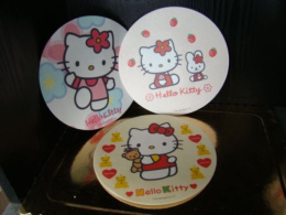 Dysk,krążek waflowy Hello Kitty 20 cm 1 szt