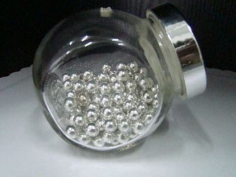 Perełki cukrowe srebrne 7 mm 1 op (50gr) Perełki cukrowe srebrne 7 mm 1 op (50gr)