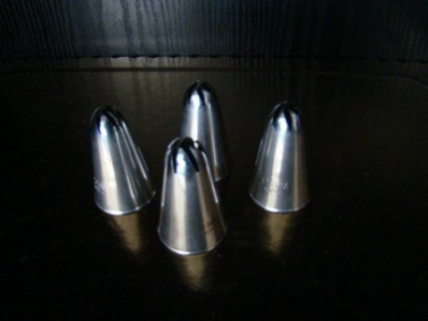 Tutka- tylka 5 mm róża - 1szt. 62421