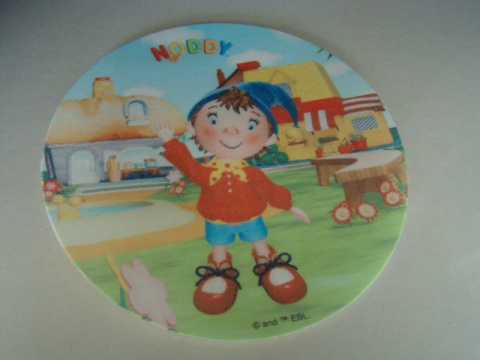 Dysk,krążek waflowy Noddy- 1 szt Dysk,krążek waflowy Noddy- 1 szt