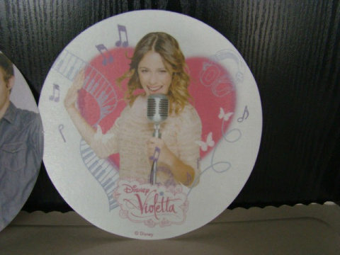 Dysk,krążek waflowy Violetta - 1 szt Dysk,krążek waflowy Violetta - 1 szt