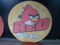 Dysk,krążek waflowy Angry Bird- 1 szt