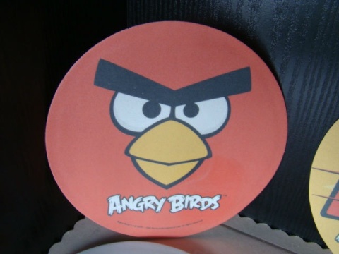 Dysk,krążek waflowy Angry Bird- 1 szt Dysk,krążek waflowy Angry Bird- 1 szt
