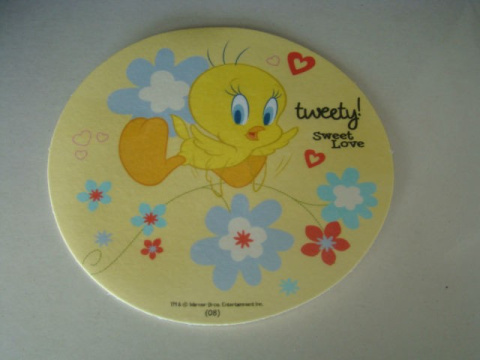 Dysk,krążek waflowy Tweety- 1 szt Dysk,krążek waflowy Tweety- 1 szt