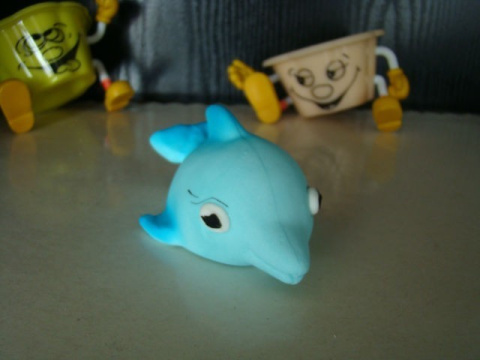 Figurka duża cukrowa - delfin 1 szt Figurka duża cukrowa - delfin 1 szt