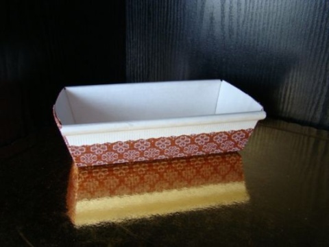 Foremka papierowa - keksówka 200 gr 1 szt Foremka papierowa - keksówka 200 gr 1 szt