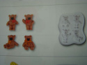 Forma silikonowa Teddybear 1 szt