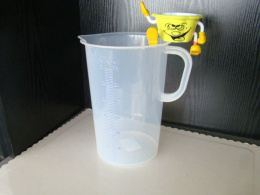 Miarka plastikowa 3 l - 1 szt (skala wypukła)