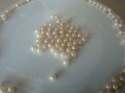 Posypka groszek perłowy- ecru 4mm 1 op (50gr)