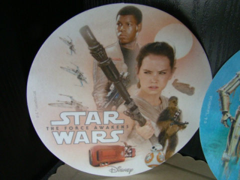 Dysk,krążek waflowy Star Wars- 1 szt Dysk,krążek waflowy Star Wars- 1 szt