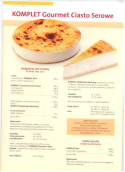 ciasto serowe Gourmet - 1 kg