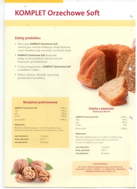 Ciasto Orzechowe -Soft - 1 kg Ciasto Orzechowe -Soft - 1 kg