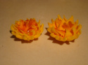 Astry - żółty 4,5 cm - ( 2 szt.)