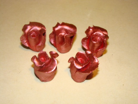 Róża mała burgund -2,5cm - 1op ( 5 szt.) Róża mała burgund -2,5cm - 1op ( 5 szt.)