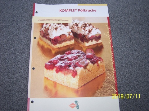 Ciasto Komplet półkruche - 10 kg Ciasto Komplet półkruche - 10 kg