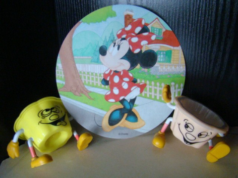 Dysk,krążek waflowy Mickey& Minn- 1 szt Dysk,krążek waflowy Mickey& Minn- 1 szt