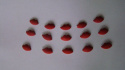 Konfetti usta czerwone 1 op (15 szt)
