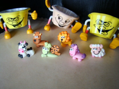 Domowe Zoo 3D- 4cm 1 op (6szt) Domowe Zoo 3D- 4cm 1 op (6szt)