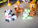 Domowe Zoo 3D- 4cm 1 op (6szt)