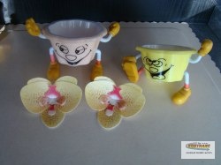 Storczyk żółty z opłatka - 10 szt Storczyk żółty z opłatka - 10 szt